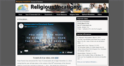 Desktop Screenshot of churchvocations.com